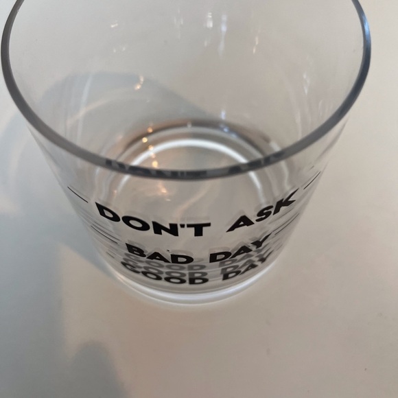 Two’s Company “Don’t Ask” Double Old Fashion Glasses. Set of Two. - Picture 4 of 8